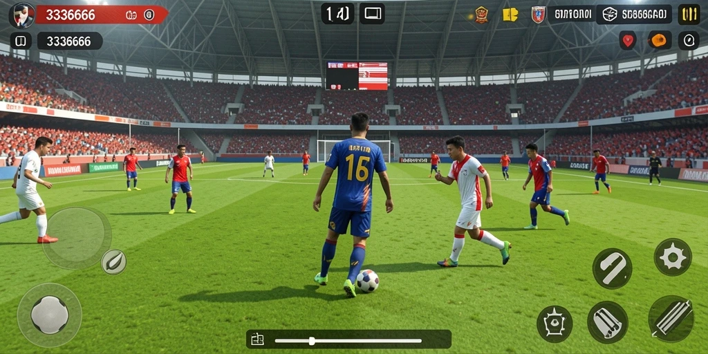 Gameplay 333666 yang seru dan mendebarkan saat berlaga di lapangan.