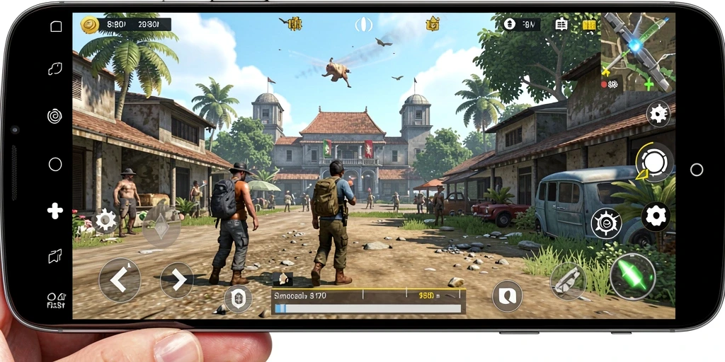 Tampilan gameplay yang mendalam dan interaktif dari 8180.