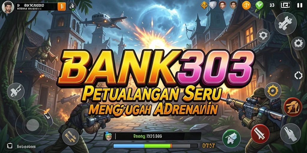 Screenshot BANK303 menampilkan momen seru dalam gameplay petualangan.