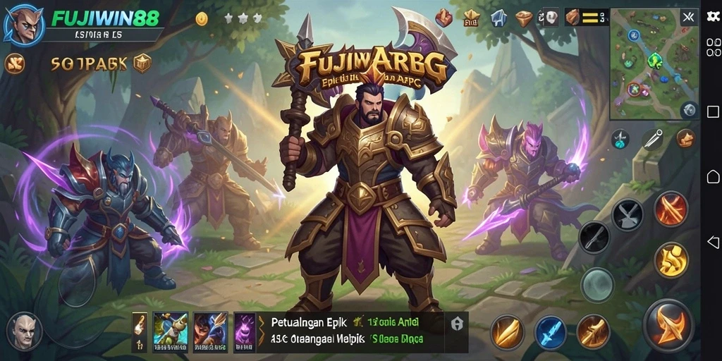 Tampilan menarik dari gameplay FUJIWIN88 dalam dunia ARPG.