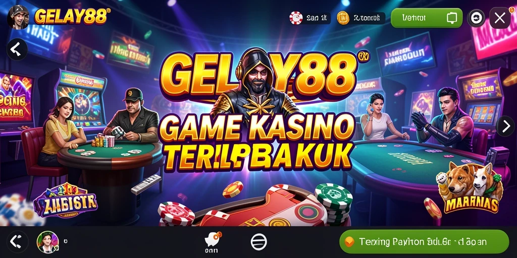 Tampilan screenshot utama GELAY88 dengan gameplay Kasino yang menarik.