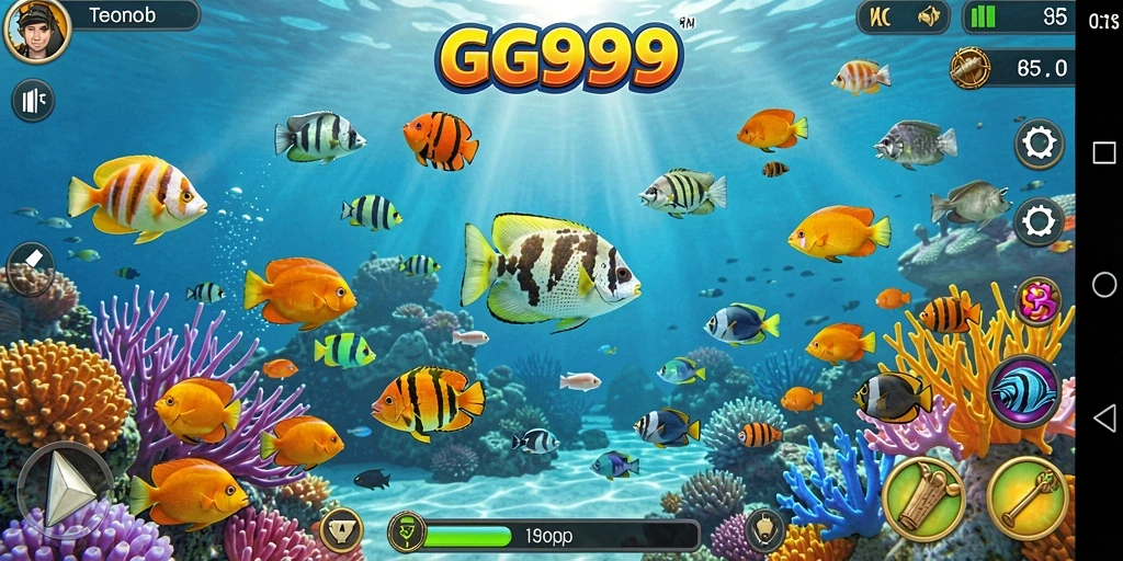 Gameplay seru Tembak Ikan di GG999 dengan grafis yang memukau.