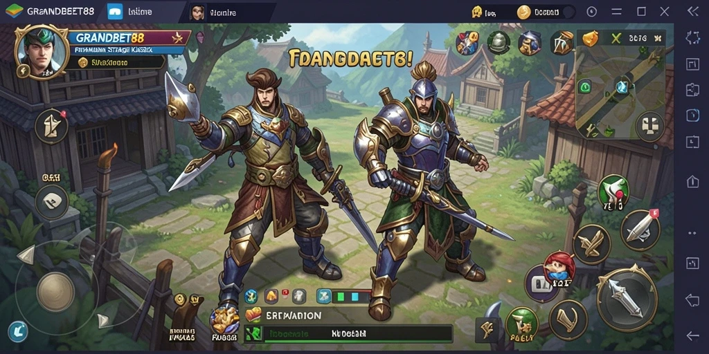 Tampilan gameplay yang menantang dan penuh strategi di GRANDBET88.
