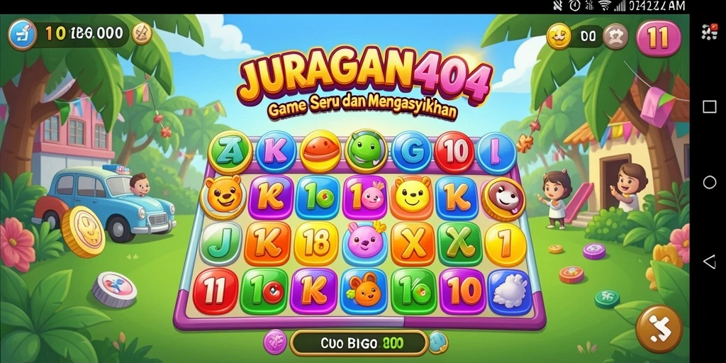 Gameplay JURAGAN404 yang menarik dan penuh warna