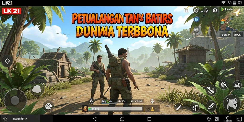 Tampilan gameplay <strong>LK21</strong> yang menakjubkan di dunia terbuka.