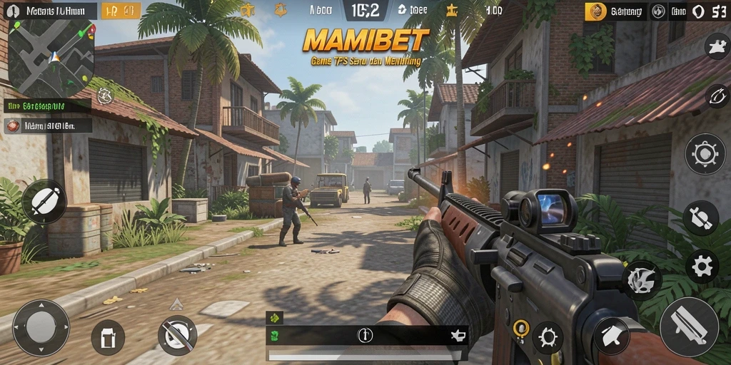 Tampilan gameplay MAMIBET dengan aksi seru dan grafis menarik.