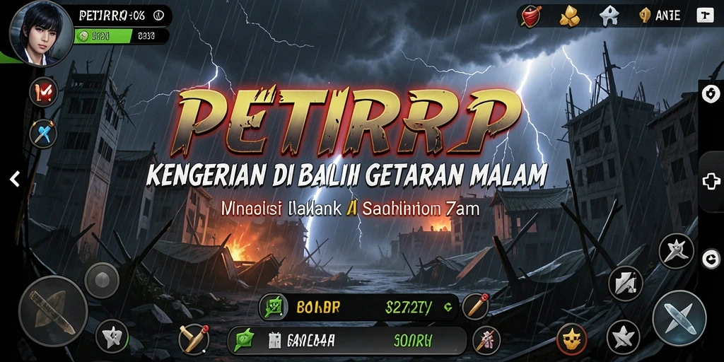 Tampilan gameplay PETIRRP yang mencekam dan menegangkan.