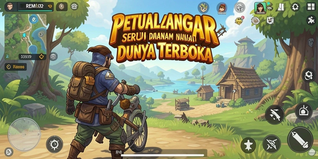 Gameplay REMI62 yang menarik dalam dunia terbuka.