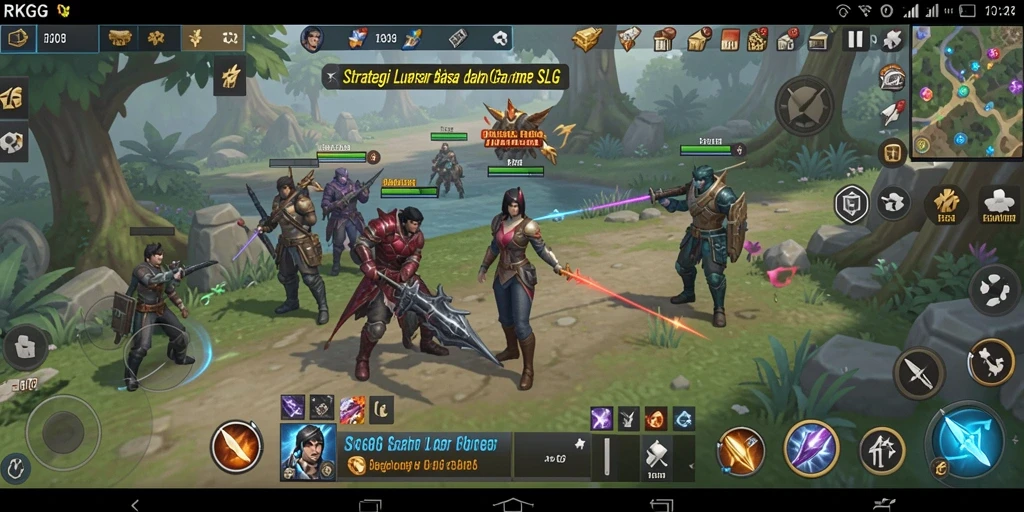 Tampilan gameplay RKGG menunjukkan pertarungan strategi yang mendebarkan.