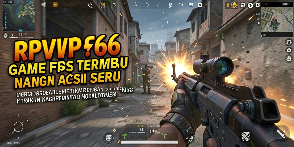 Screenshot RPVIP6 menampilkan aksi gameplay FPS yang seru dan mendebarkan.
