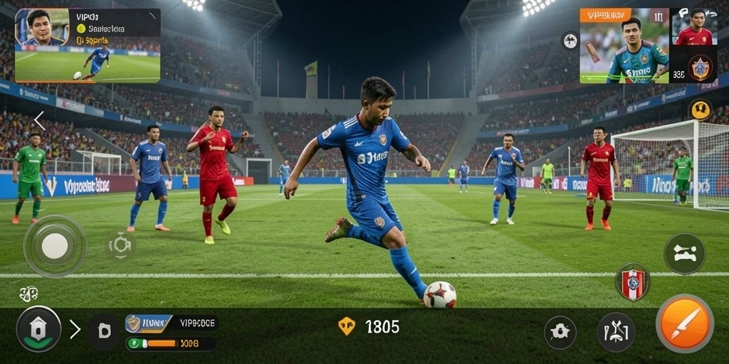 Tampilan gameplay intens dan menarik di VIP805.